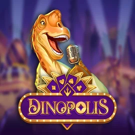 Dinopolis slot logo by Push Gaming at Casino Breda