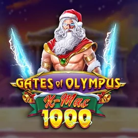 Slots logo of Gates of Olympus Xmas 1000 from Pragmatic Play at Casino Breda
