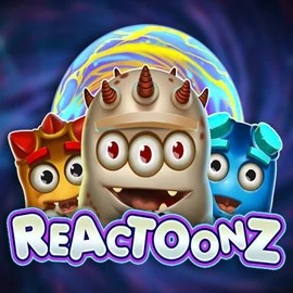 Reactoonz casino game by Play’n GO – featured logo at Casino Breda
